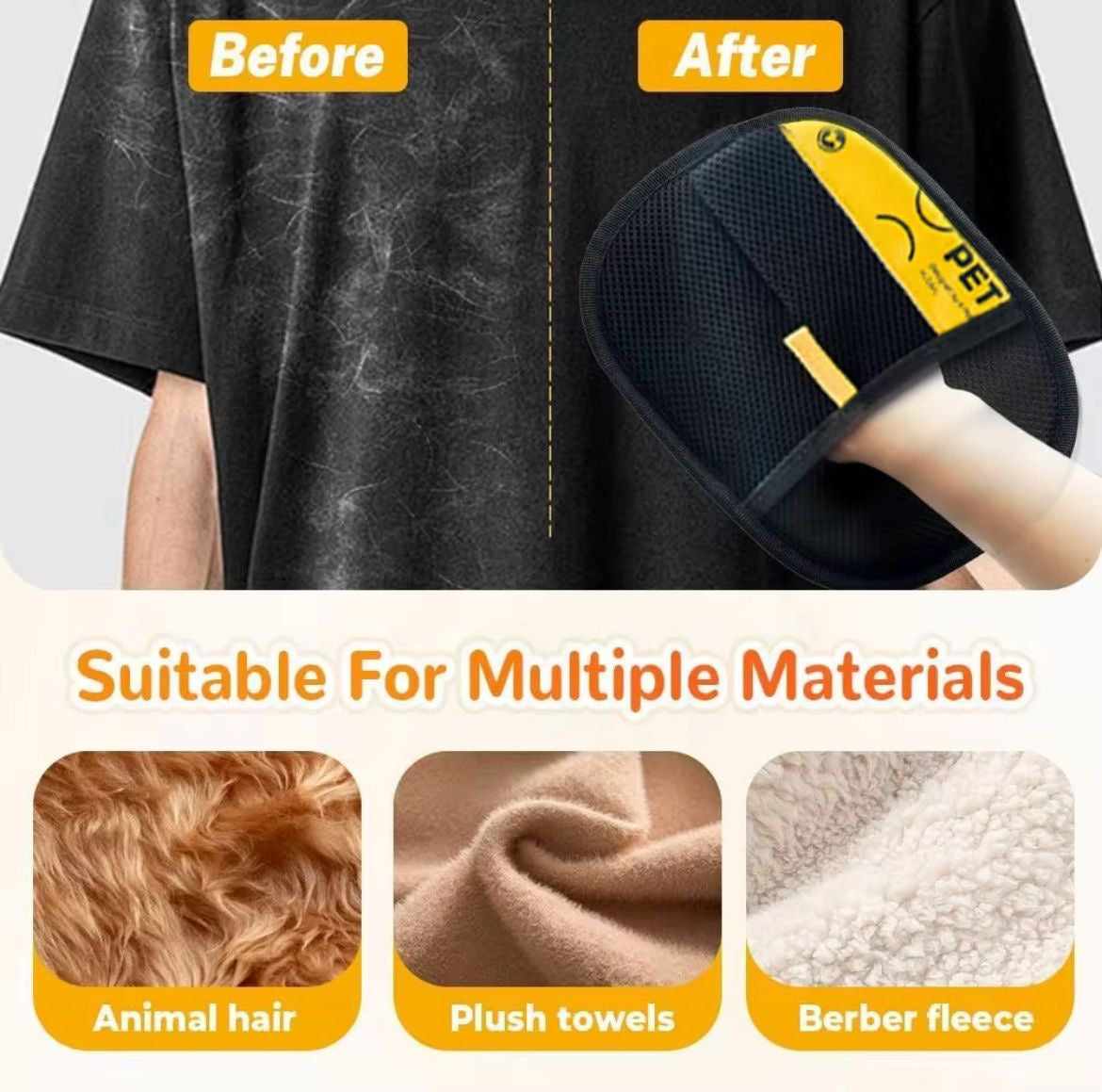 Pet Hair Remover Glove