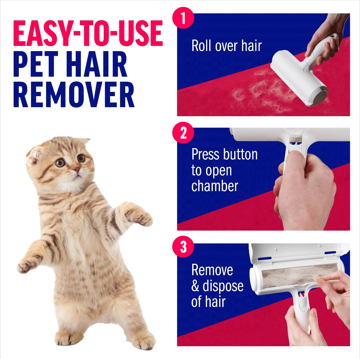 Pet hair remover